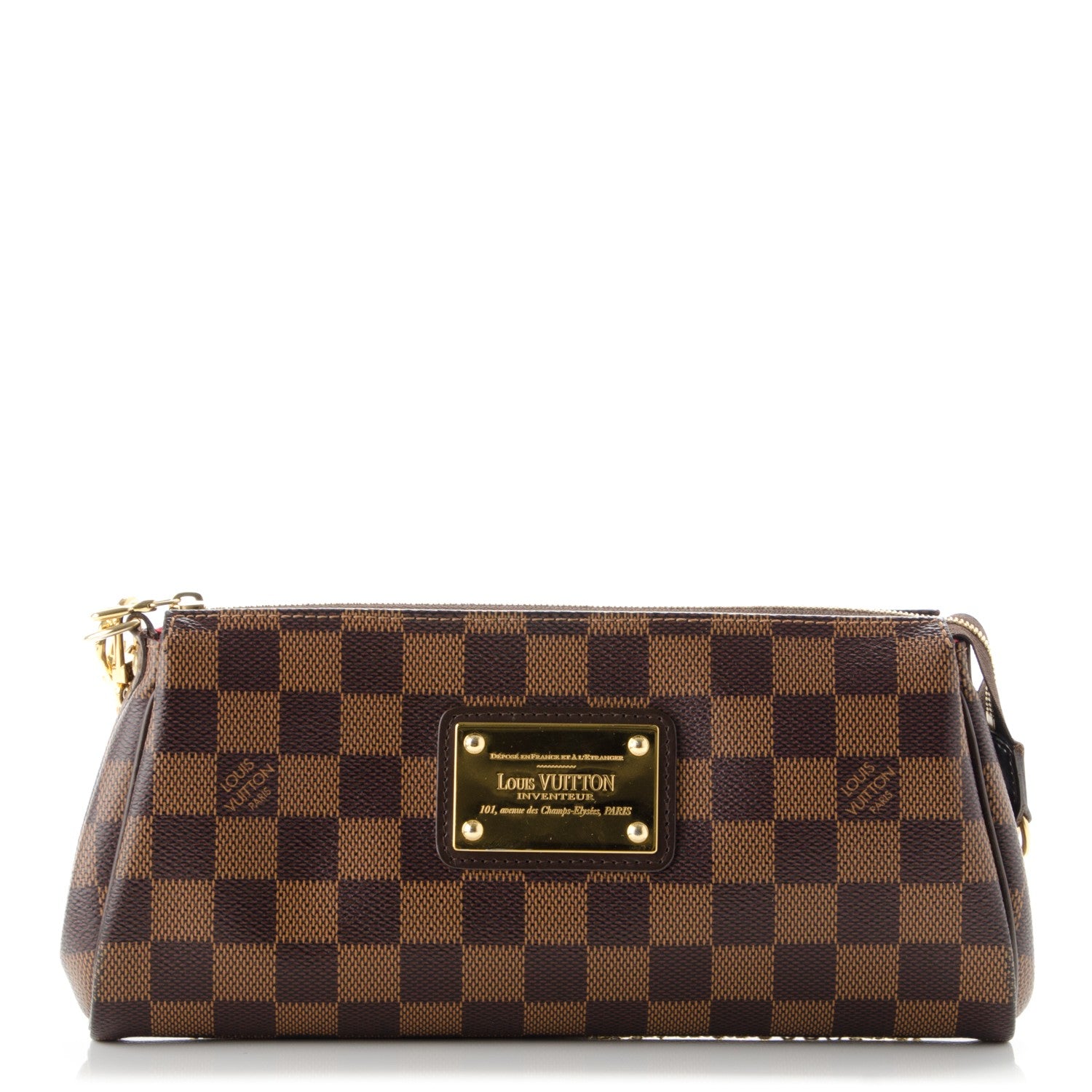 Louis Vuitton Damier Ebene Eva Clutch 1 of 7