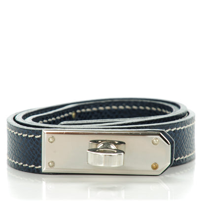 Hermes Courchevel Kelly Necklace Bleu Indigo 1 of 7