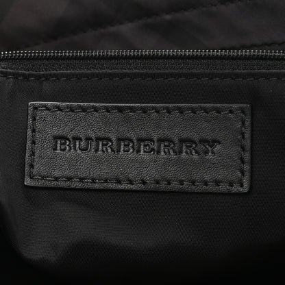 Burberry Nylon Check Buckleigh Packable Tote Charcoal 5 of 11