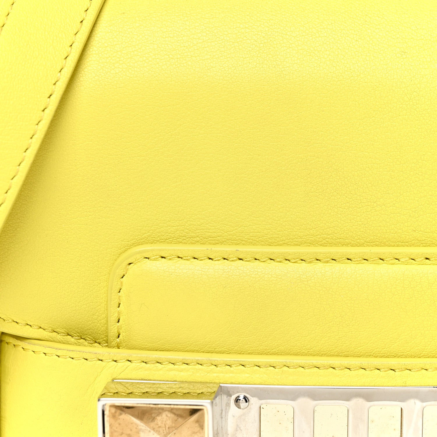Proenza Schouler Calfskin Tiny PS11 Classic Shoulder Bag Lemon 7 of 29