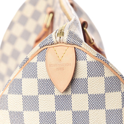 Louis Vuitton Damier Azur Speedy 30 6 of 16