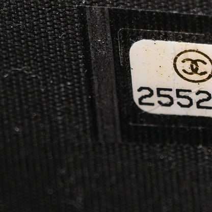 Chanel Caviar Quilted Boy Zip Around Coin Purse Wallet Black 7 of 9