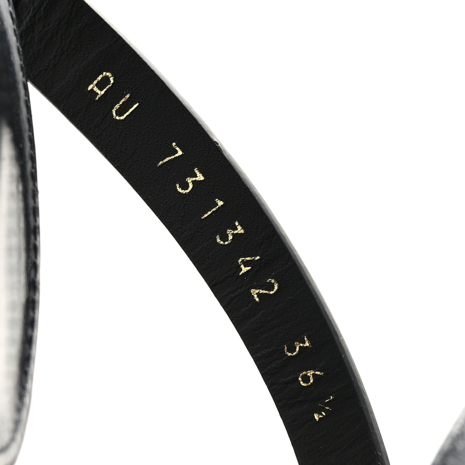 Saint Laurent Calfskin Platz 105 Platform Sandals 36.5 Black 6 of 9