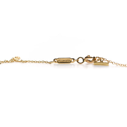 Tiffany 18K Yellow Gold Large T Smile Pendant Necklace 5 of 6