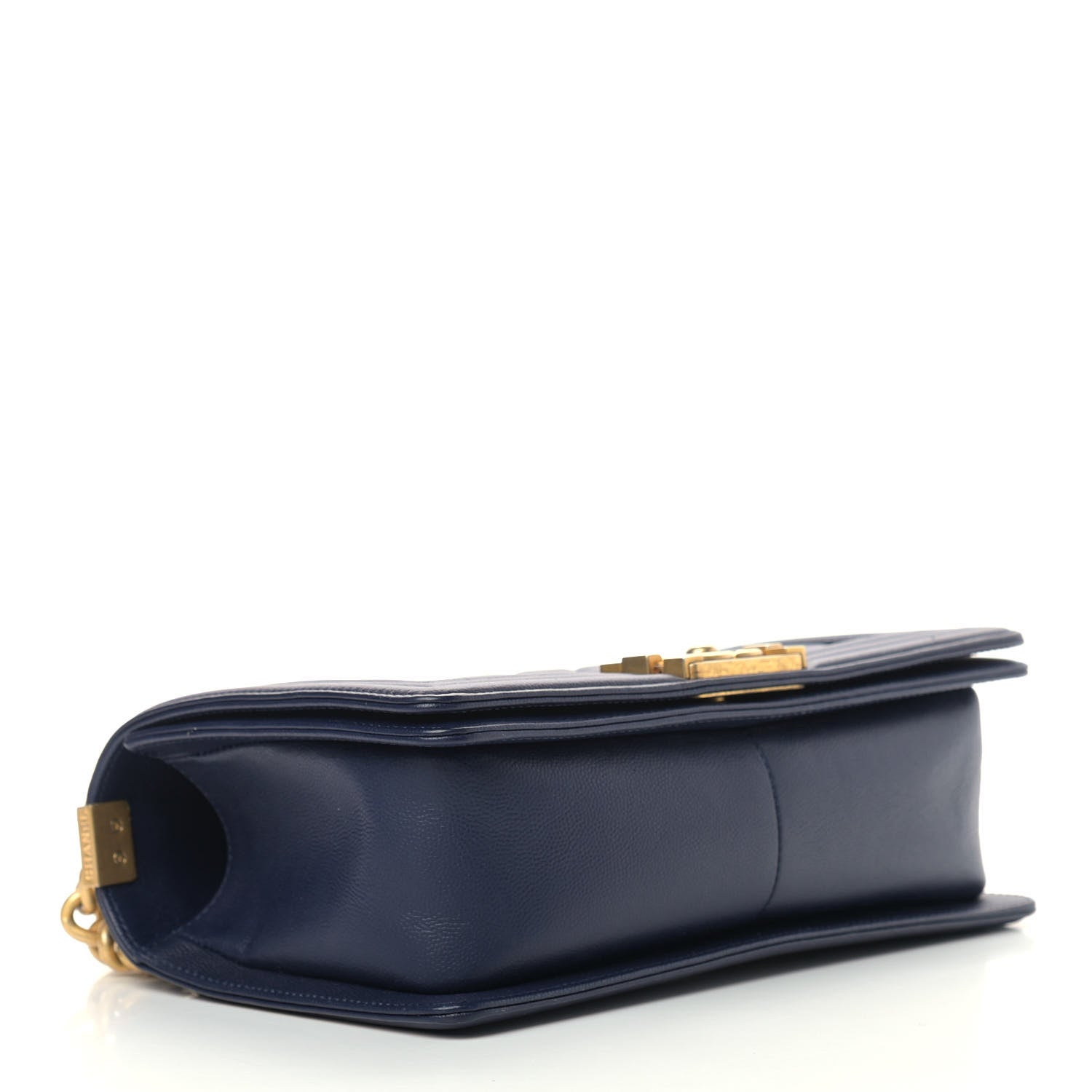 Chanel Caviar Quilted Medium Boy Flap Navy 4 of 11