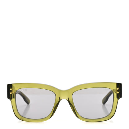 Gucci Acetate Rectangle Frame Sunglasses GG1217S Green 2 of 8