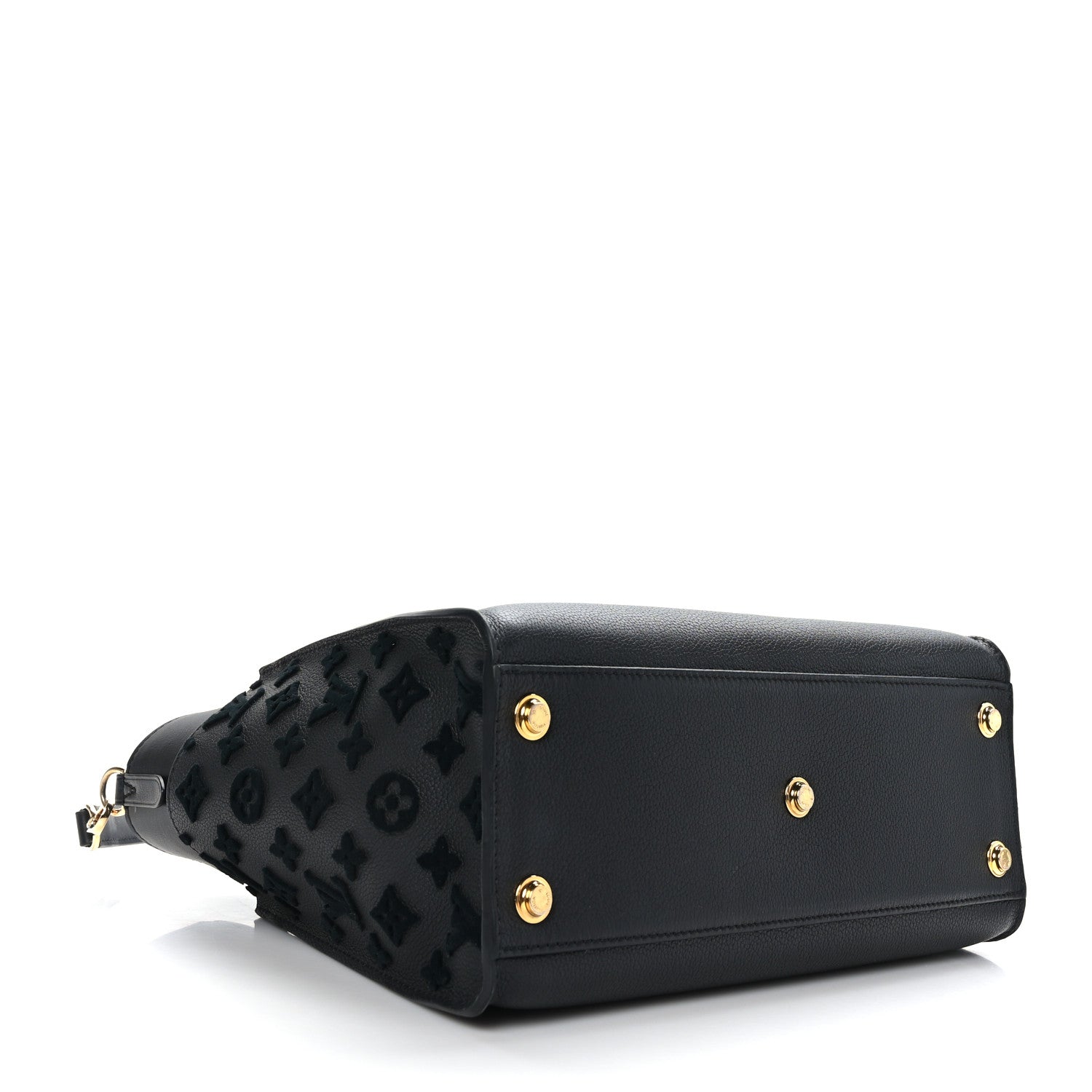Louis Vuitton Calfskin Monogram Tufting On My Side Black 4 of 9