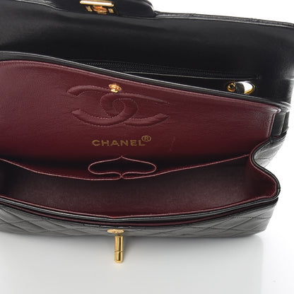 Chanel Lambskin Quilted Small Double Flap Black 6 of 17