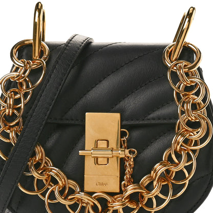 Chloe Calfskin Quilted Nano Drew Bijou Shoulder Bag Black 7 of 9