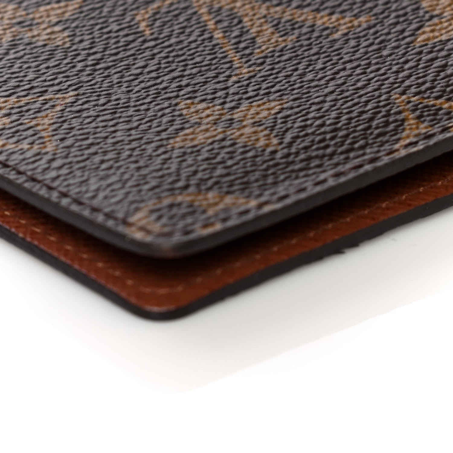 Louis Vuitton Monogram Checkbook Holder Case Wallet 9 of 10
