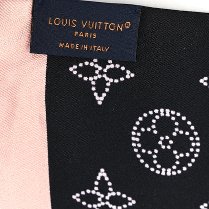 Louis Vuitton Silk Monogram LV Mahina Flight Mode Bandeau Blue Pink 3 of 3