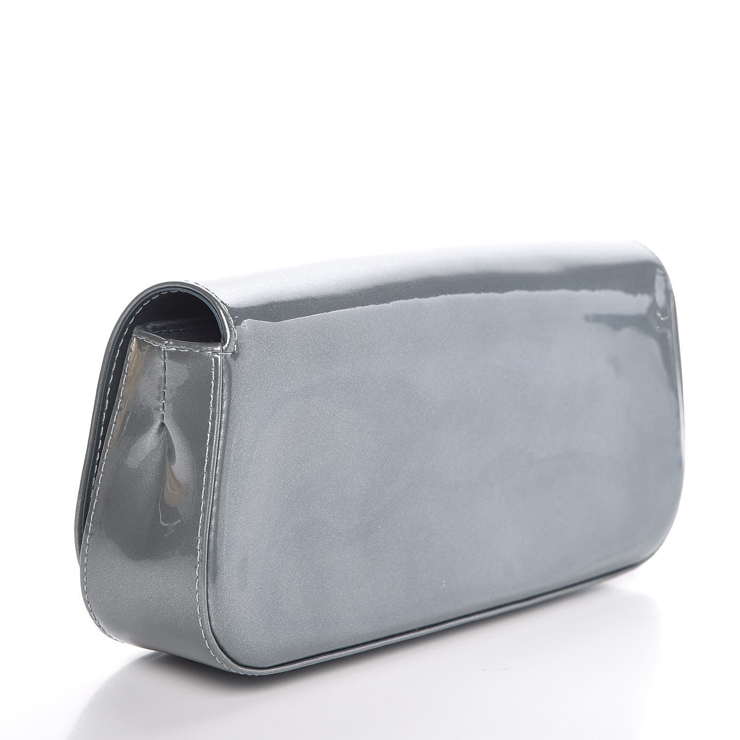 Louis Vuitton Patent Sobe Clutch Givre 3 of 7