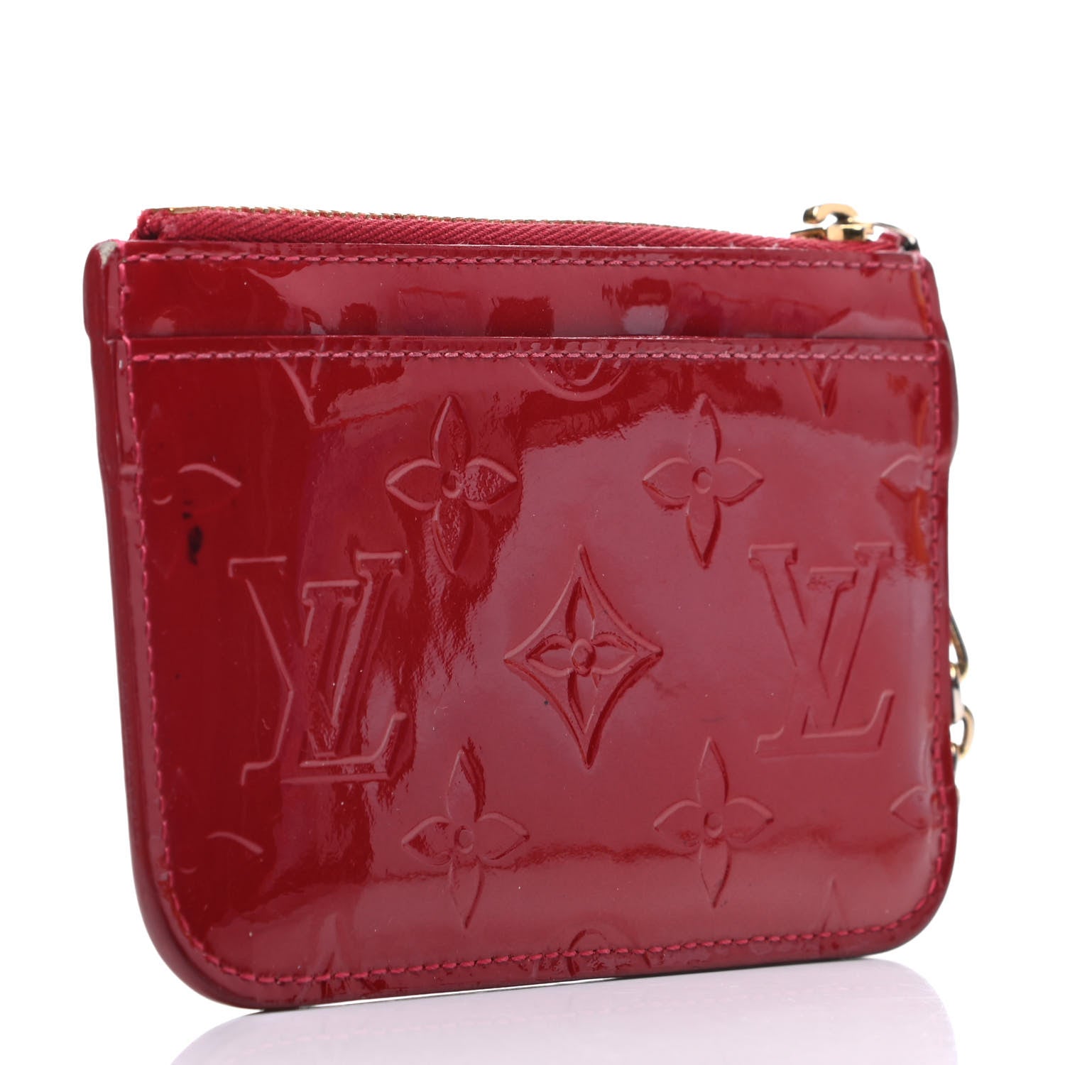 Louis Vuitton Vernis Key Pouch Pomme D'Amour 3 of 9