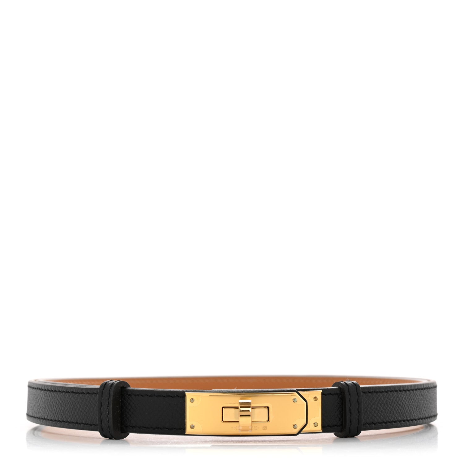Hermes Epsom Kelly Belt Black 1 of 5