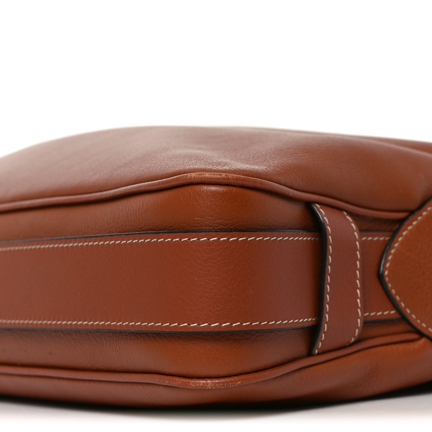 Supple Calfskin Medium Romy Shoulder Bag Tan
