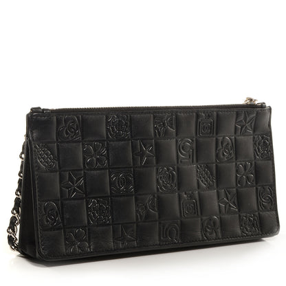 Chanel Lambskin Precious Symbols Pochette Black 3 of 7