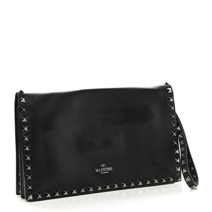 Valentino Garavani Nappa Rockstud Wristlet Clutch Black 3 of 8