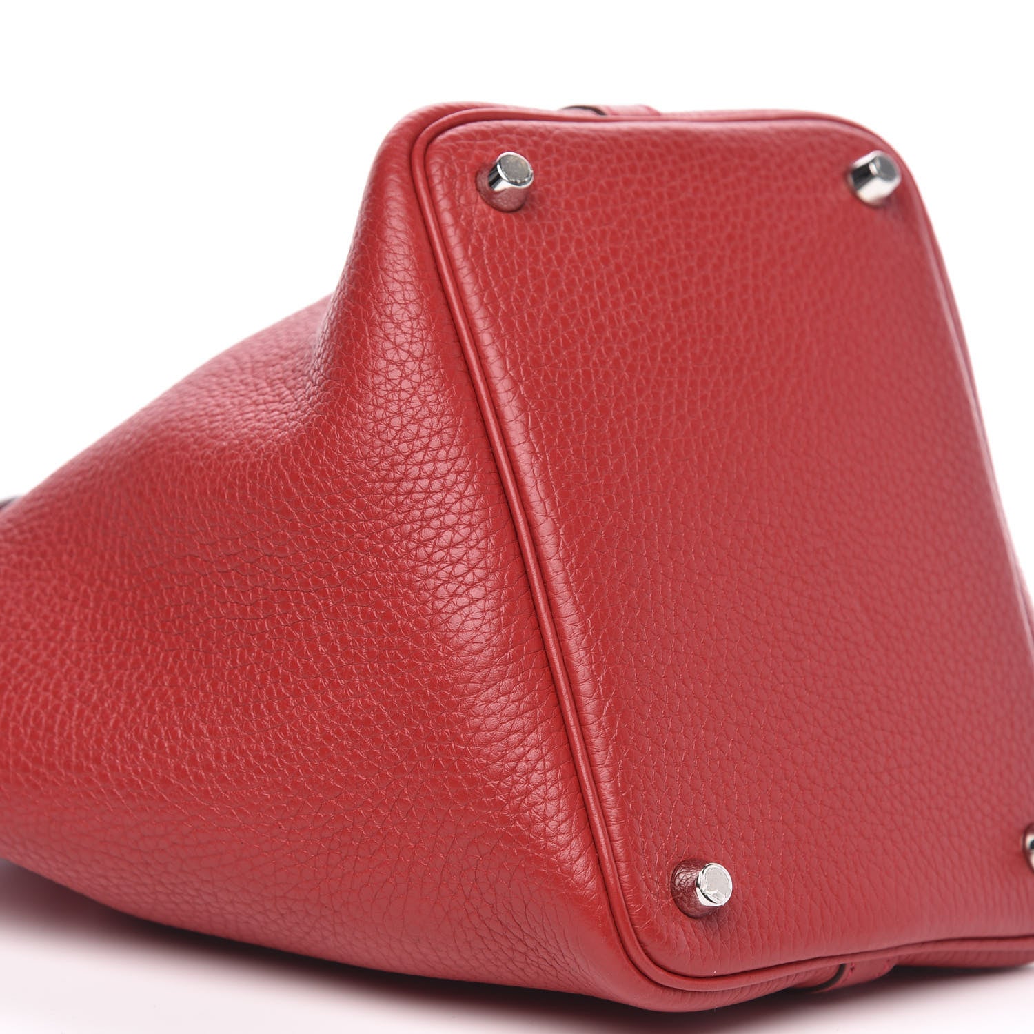 Hermes Taurillon Clemence Picotin Lock 18 PM Rouge Casaque 8 of 10