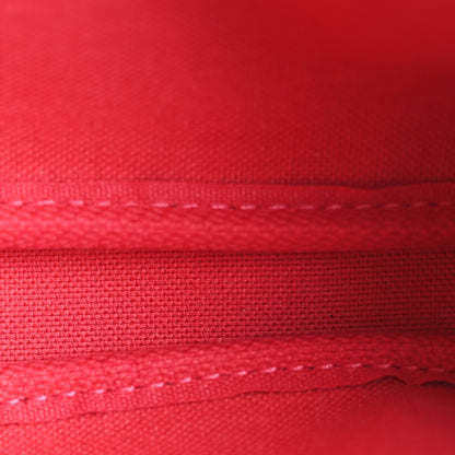 Louis Vuitton Monogram 2019 Christmas Animation Mini Courchevel Pochette Accessories Fuchsia 5 of 11