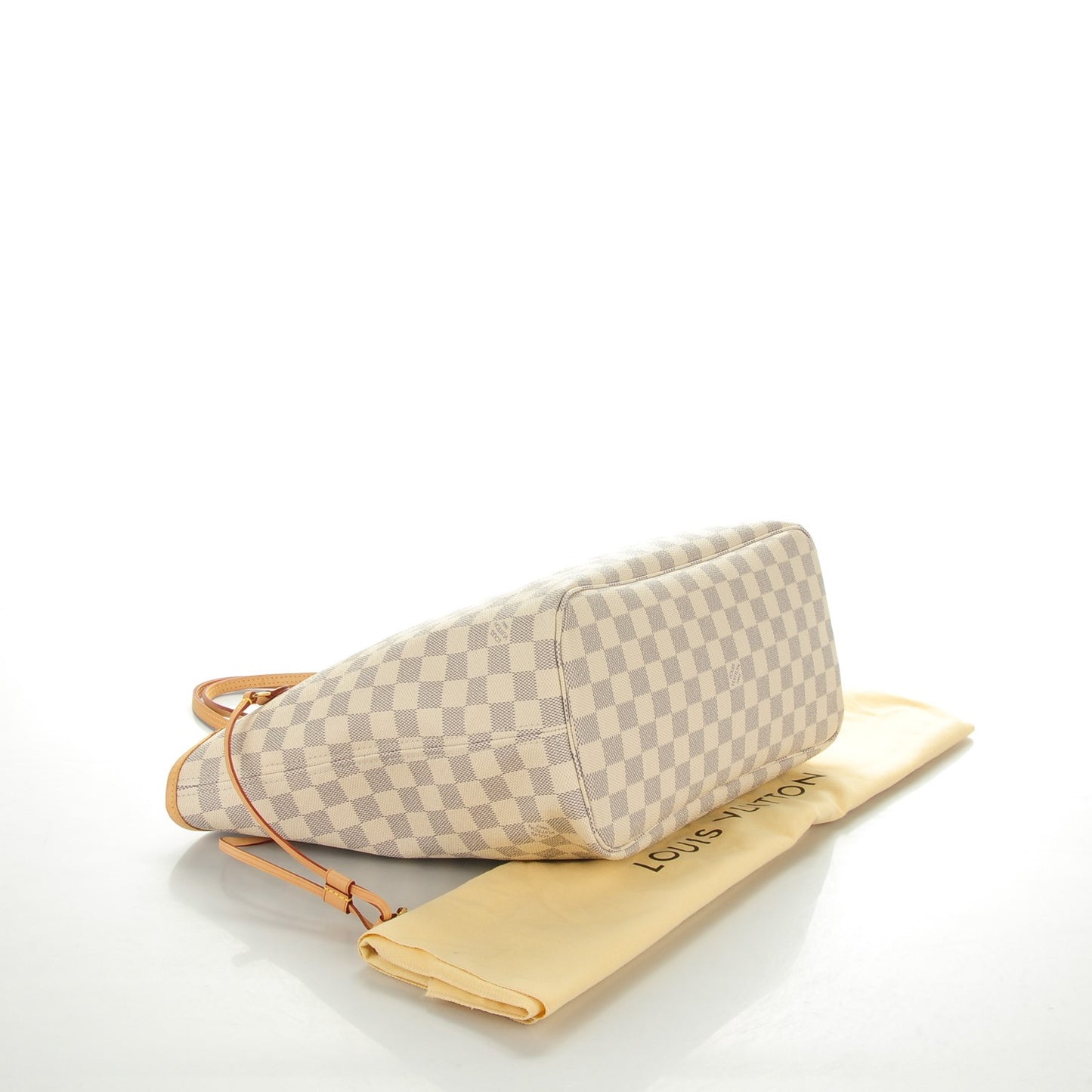 Damier Azur Neo Neverfull MM Rose Ballerine