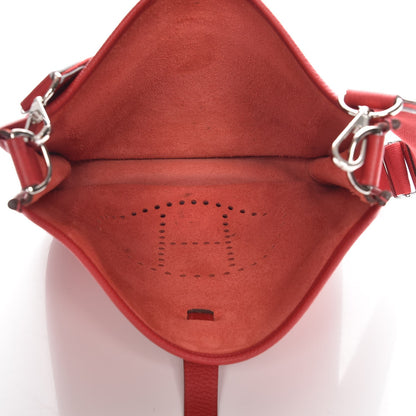 Hermes Taurillon Clemence Evelyne III GM Rouge Casaque 5 of 8