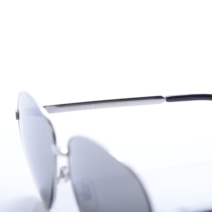 Gucci Aviator Sunglasses GG0138S Siver 6 of 7