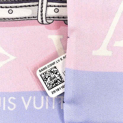 Louis Vuitton Silk Monogram Escale Confidential Bandeau Pink 4 of 4
