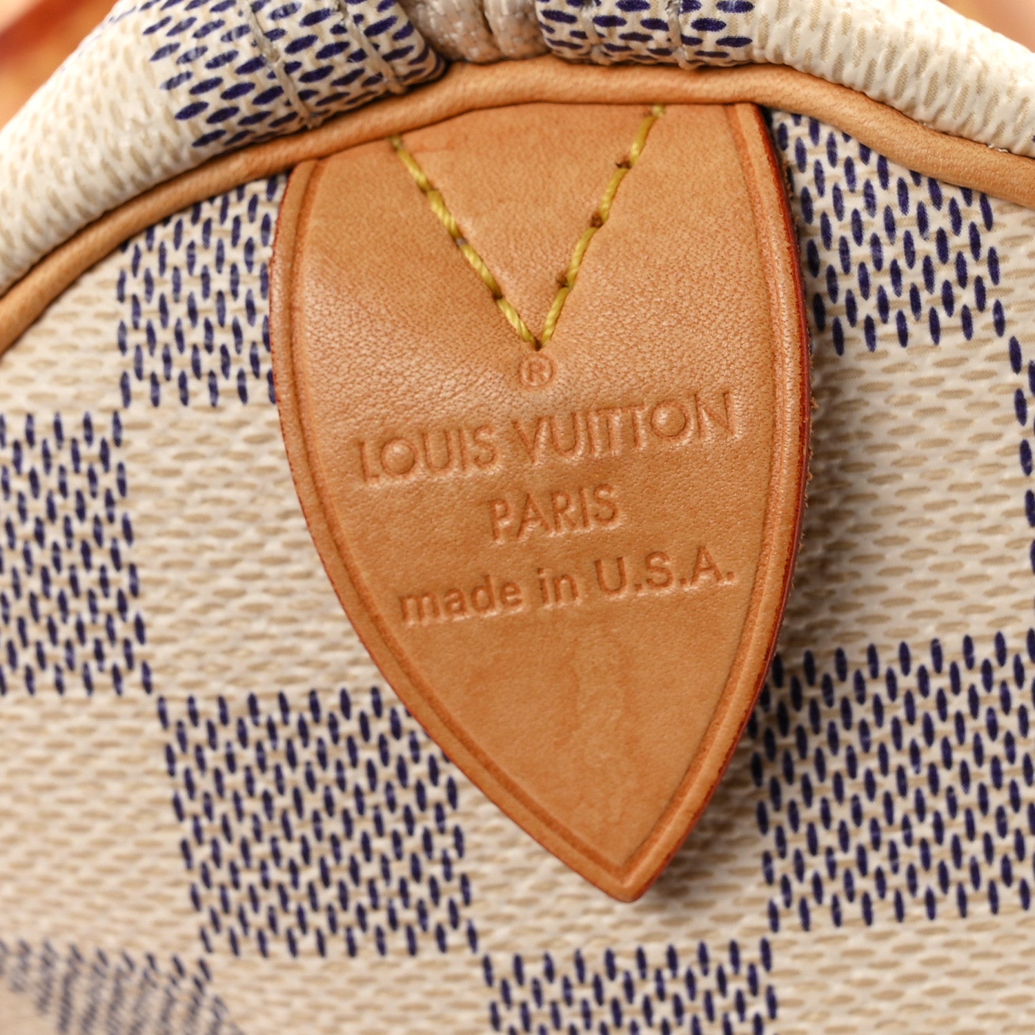 Louis Vuitton Damier Azur Speedy 30 6 of 11