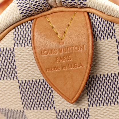 Louis Vuitton Damier Azur Speedy 30 6 of 11