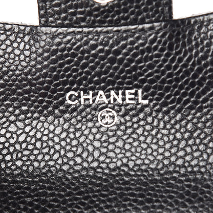 Chanel Caviar Quilted Flap Card Holder Black 6 of 13