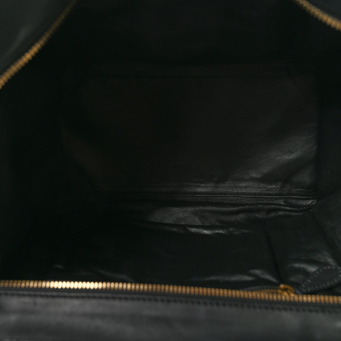 Canvas Smooth Calfskin Leopard Print Mini Luggage Black
