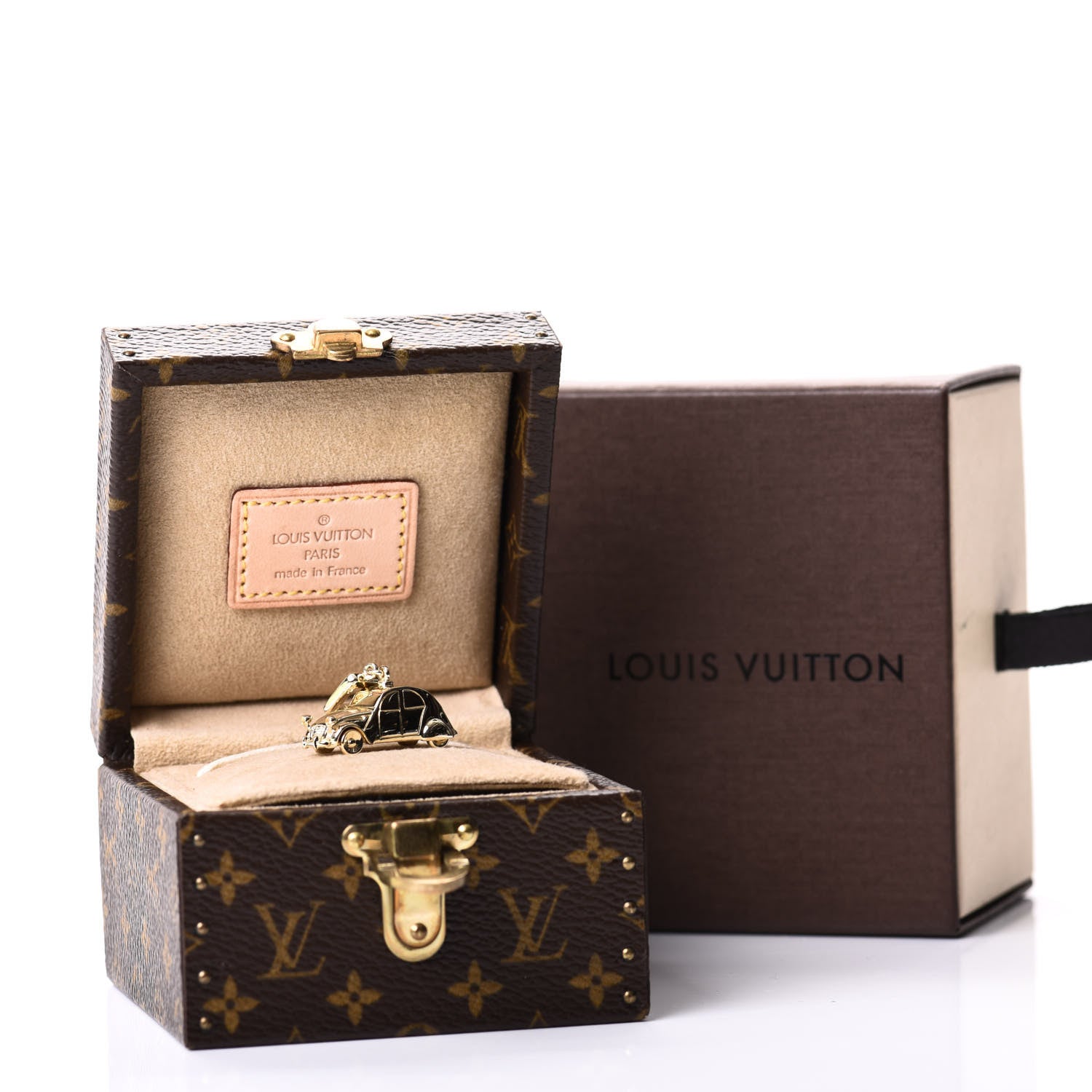 Louis Vuitton 18K Yellow Gold Safran Citroen Car Charm 7 of 7