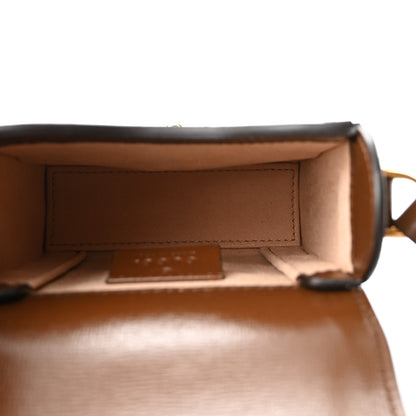 Gucci GG Supreme Monogram Mini Horsebit 1955 Crossbody Bag Beige Brown Sugar 5 of 10