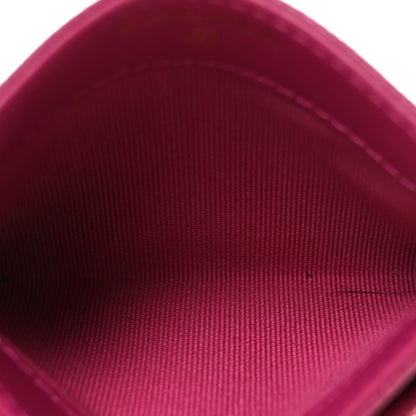Chanel Caviar Quilted Card Holder Fuchsia 5 of 8