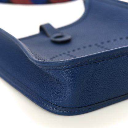 Hermes Taurillon Clemence Flipperball Sangle Evelyne TPM Bleu Saphir Black Bleu Saphir 7 of 9