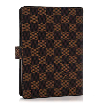 Louis Vuitton Damier Ebene Medium Ring Agenda Cover 2 of 7