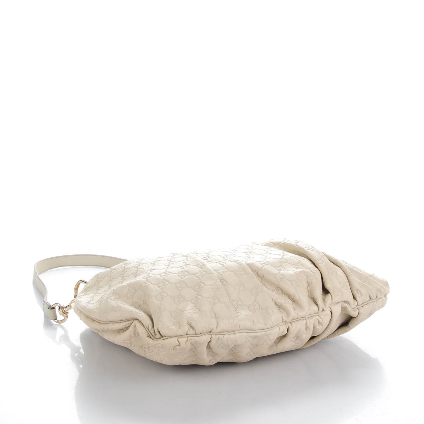 Guccissima Medium Hysteria Top Handle Bag Off White