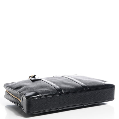 Louis Vuitton Epi Porte-Documents Voyage Briefcase Black 4 of 7