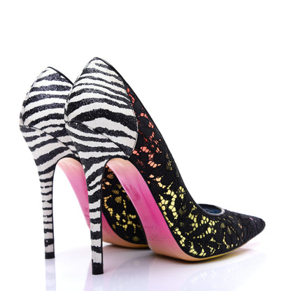 Jimmy Choo X ROB PRUITT Lace Anouk Pumps 38 Multicolor 3 of 12