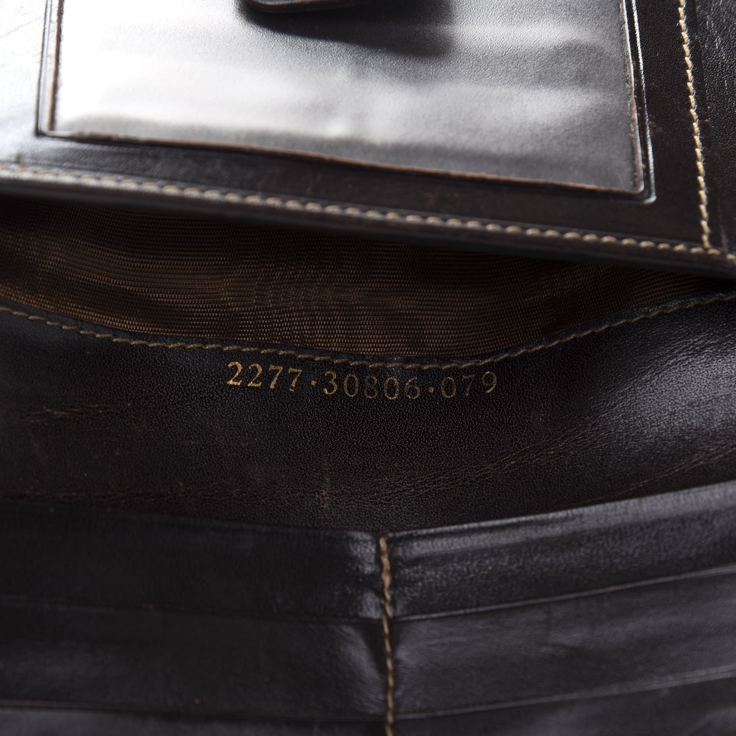 Fendi Zucca Continental Wallet Tobacco 11 of 12