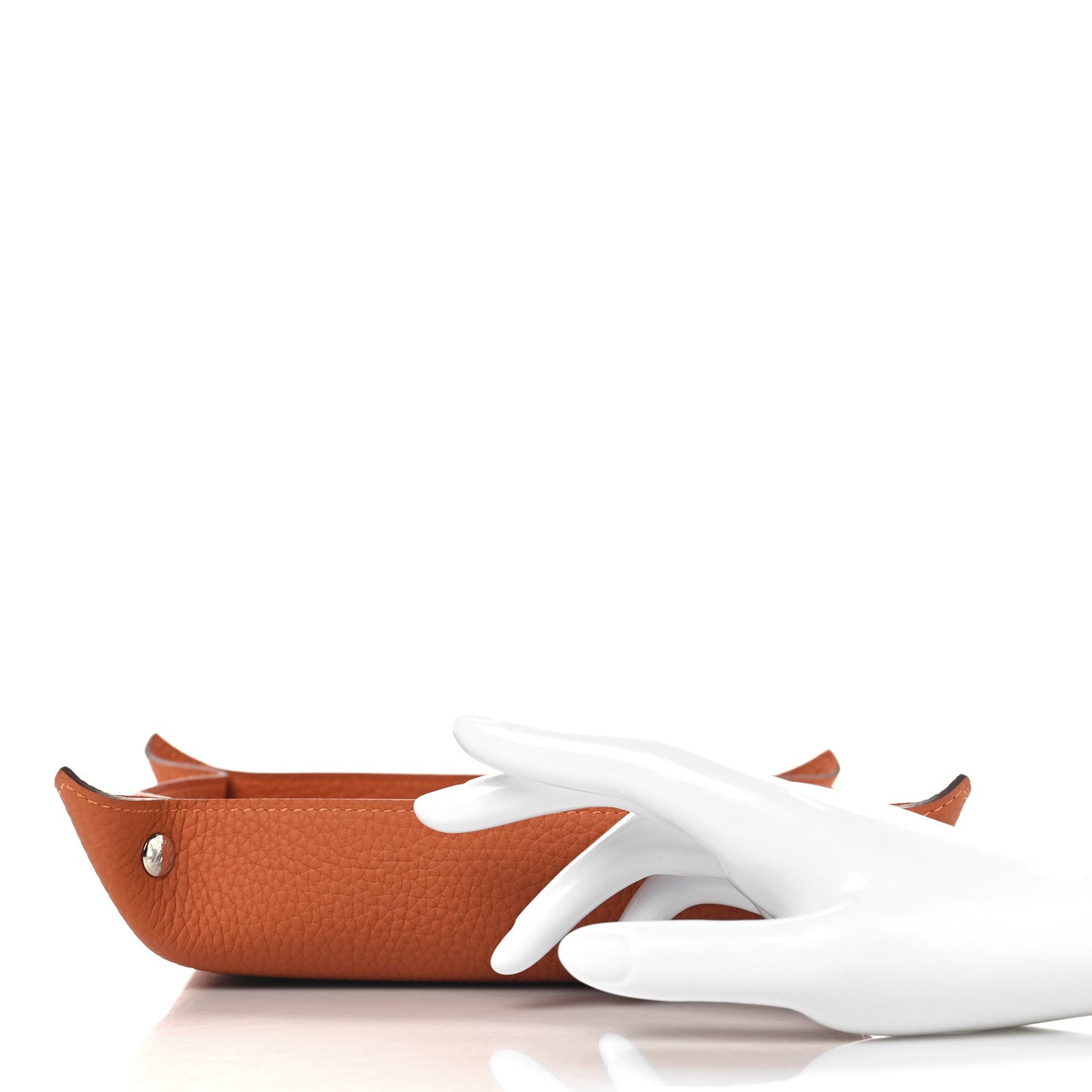 Taurillon Clemence Mises et Relances MM Change Tray Orange