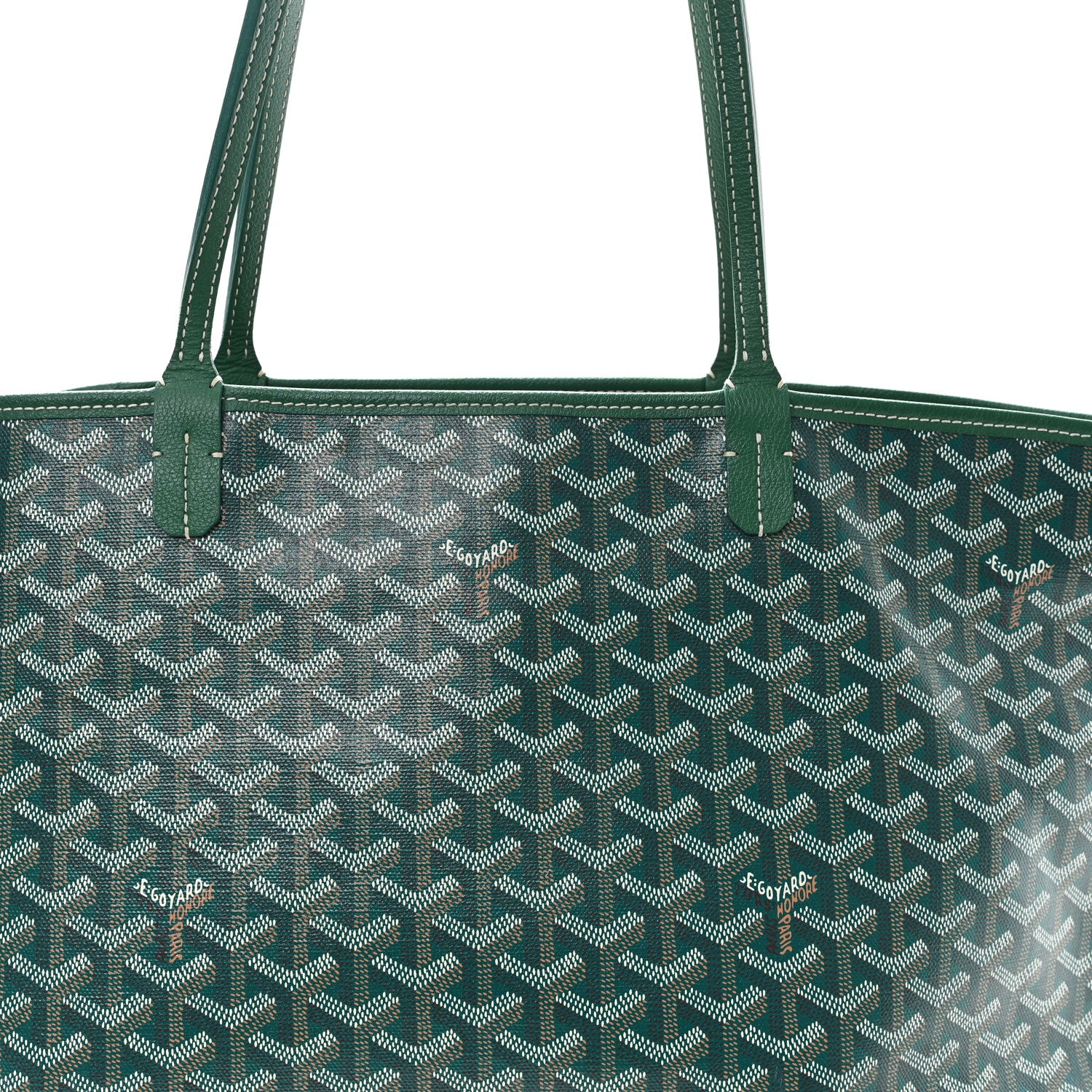 Goyard Goyardine Artois MM Green 8 of 12