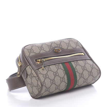 Gucci GG Supreme Monogram Web Small Ophidia Belt Bag 75 30 Dark Brown 4 of 10