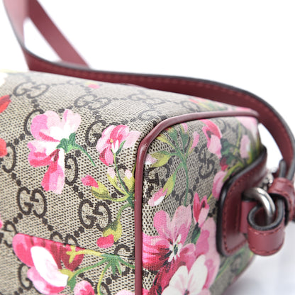 Gucci GG Supreme Monogram Blooms Mini Boston Beige Multicolor Dry Rose 10 of 12
