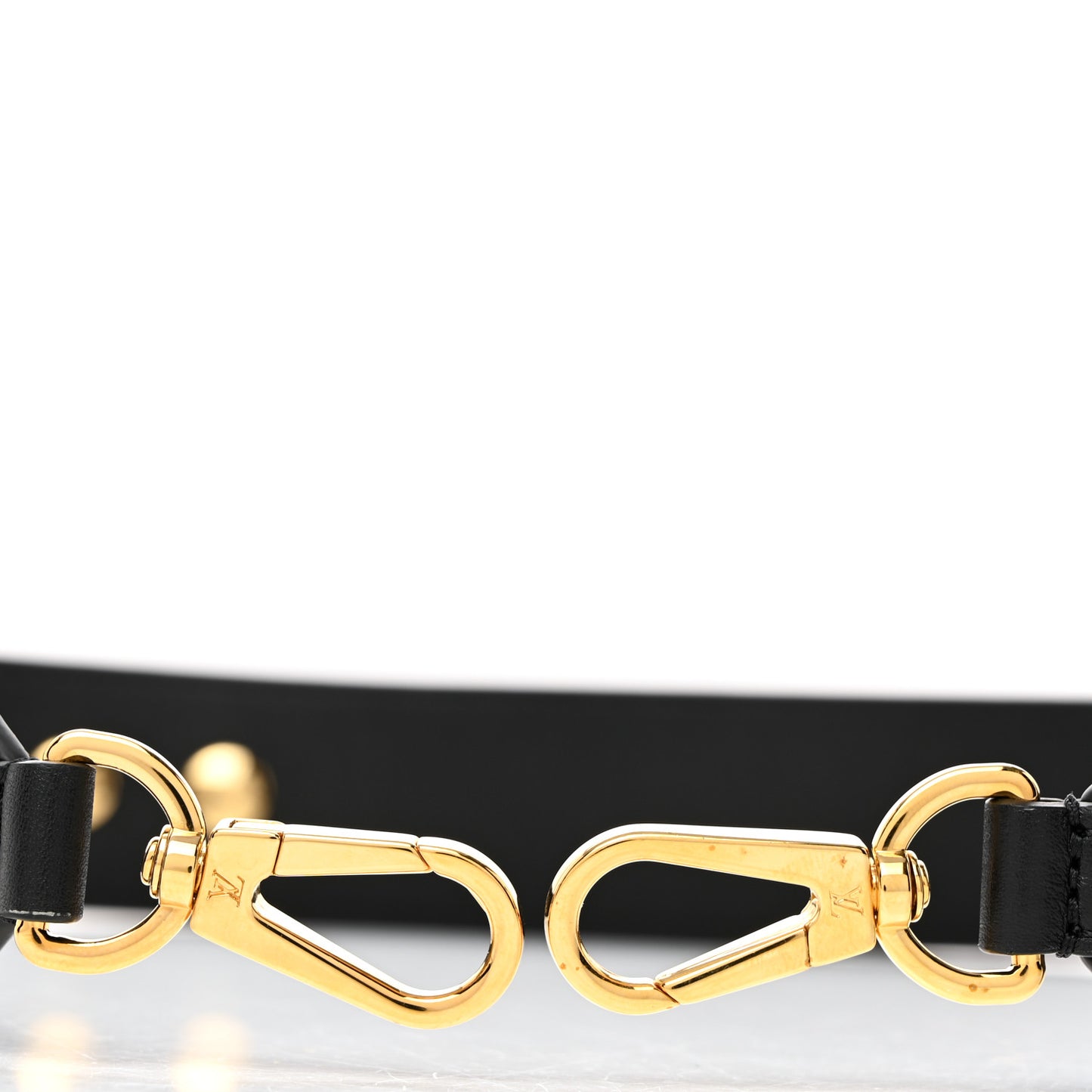 Monogram Adjustable Bandouliere Shoulder Strap Black