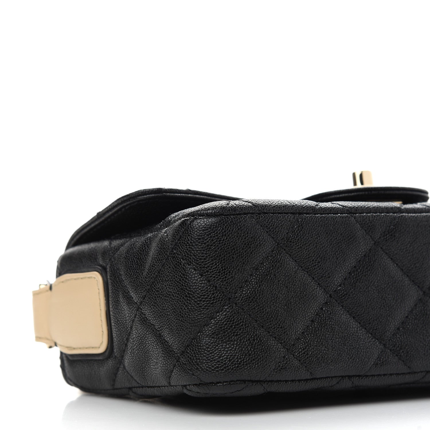 Chanel Iridescent Caviar Quilted Mini Crossbody Flap Black 8 of 9