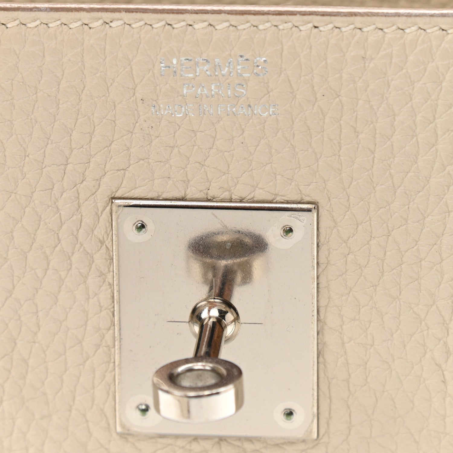 Hermes Taurillon Clemence Birkin 30 Beton 6 of 17