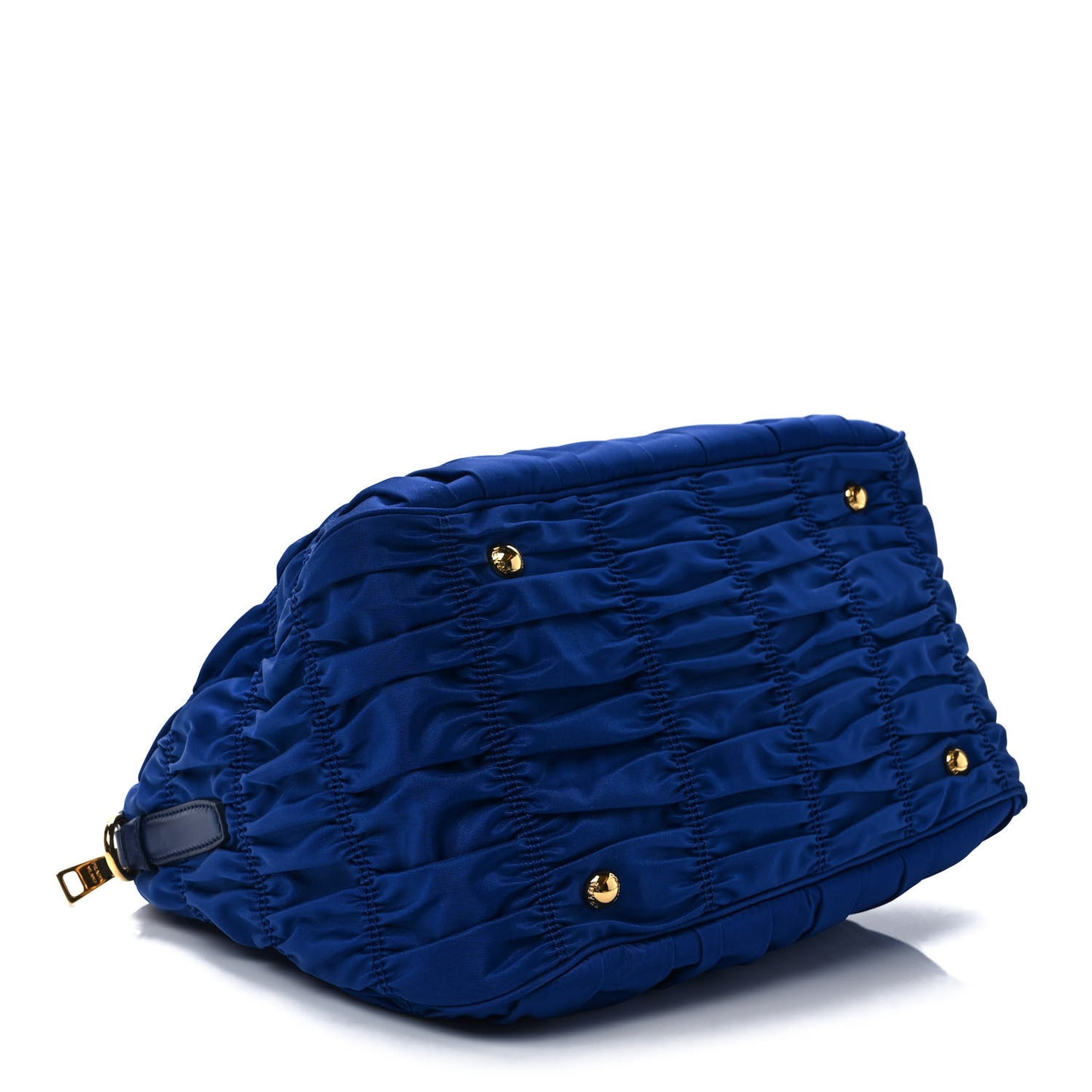 Tessuto Nylon Gaufre Tote Bleutte