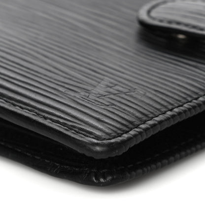 Louis Vuitton Epi Porte-Billets Compact Wallet Black 9 of 11