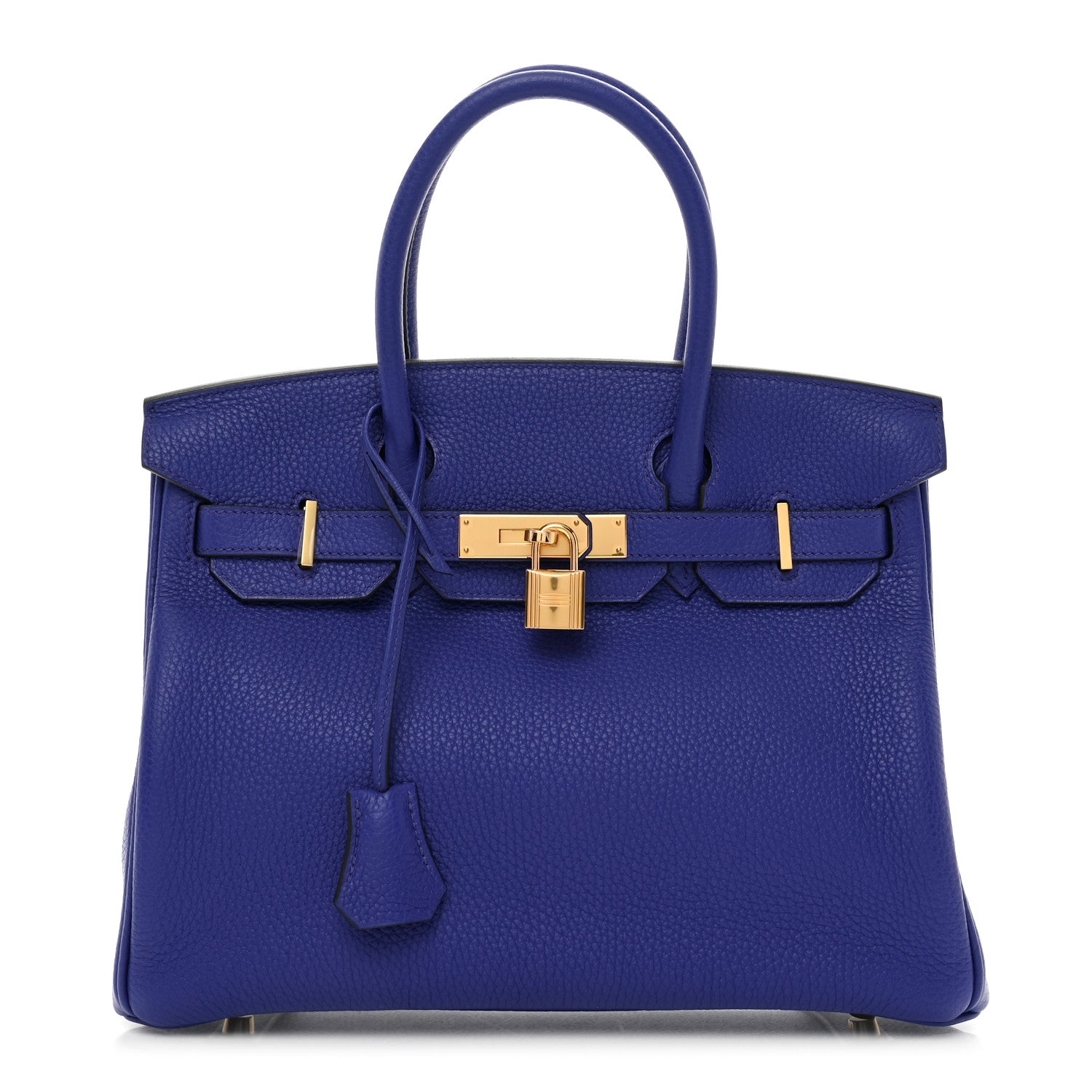 Hermes Togo Birkin 30 Bleu Electrique 1 of 10